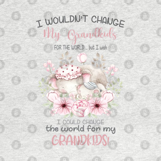 Grandma - Change the World Elephant by IconicTee